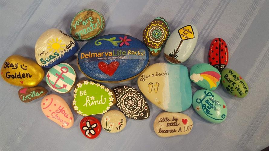 SBY Rocks Leaving Beautiful Messages of Inspiration and Hope for Others Around Delmarva