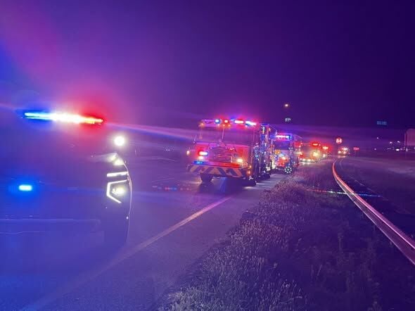 Tractor trailer rollover crash response