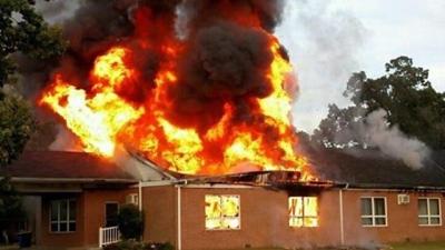 Updated: Fire Heavily Damages Cambridge Church of the Nazarene