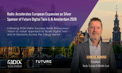 Radix Accelerates European Expansion as Silver Sponsor of  Future Digital Twin & AI Amsterdam 2026