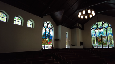 Stained glass windows