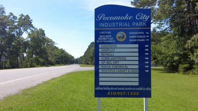 Pocomoke City Industrial Park Sign