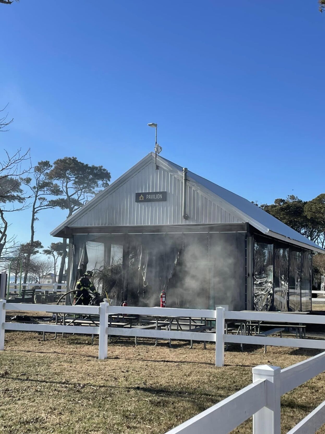 Pavilion Fire in Ocean City