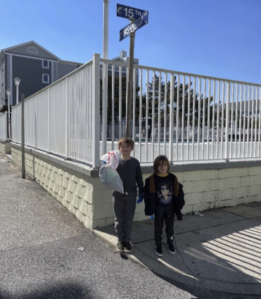 Students Cleaning Up