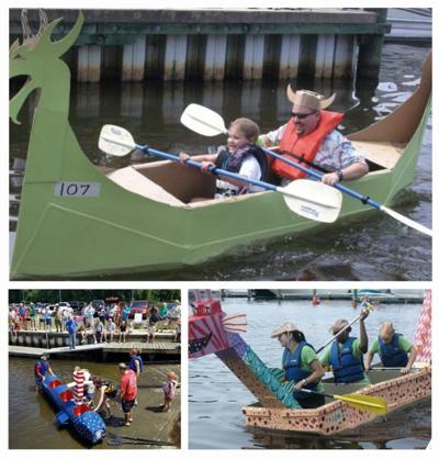 Recycled Cardboard Boat Regatta