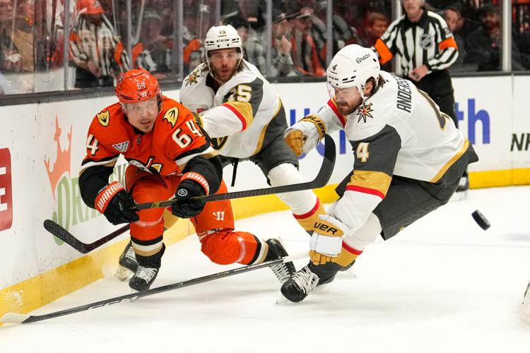 Golden Knights Ducks Hockey
