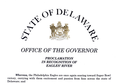 Eagles' River Proclamation Delaware