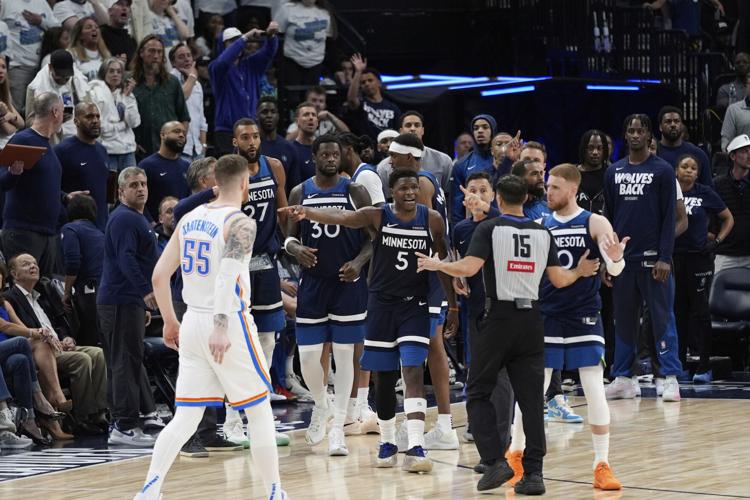 Thunder Timberwolves Basketball