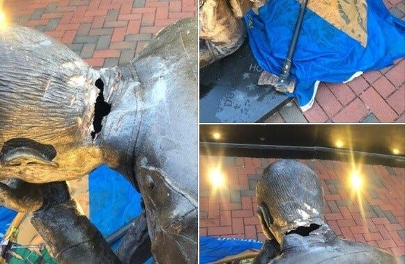 Delaware Law Enforcement Memorial Vandalized