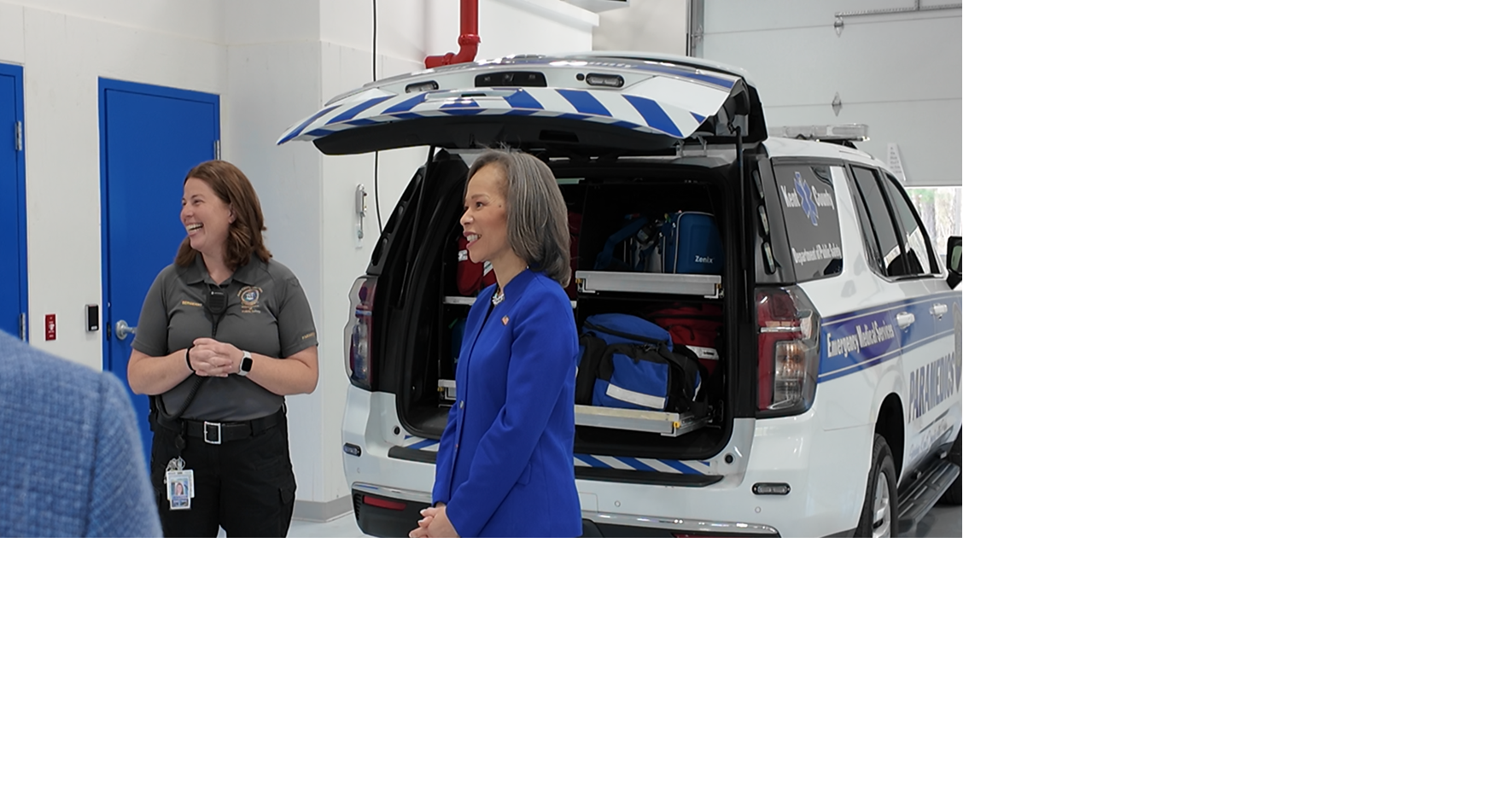 Delaware Senator Blunt Rochester tours new Kent County EMS station