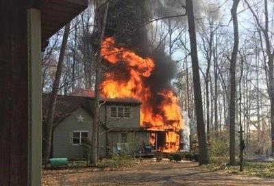 Fire Destroys Preston Home