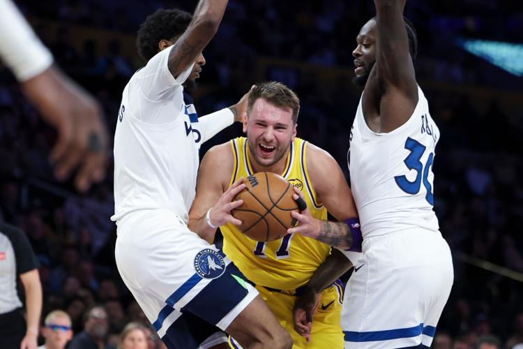 Timberwolves Lakers Basketball