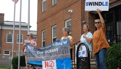 Off Shore Wind Protestors
