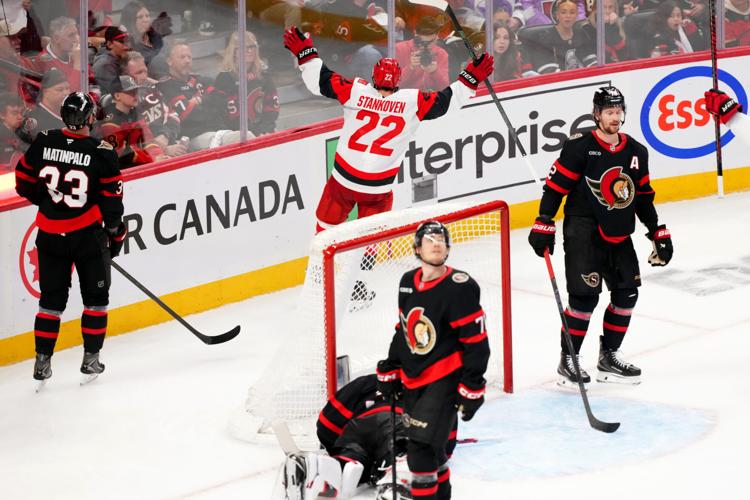 Hurricanes Senators Hockey