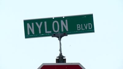 Nylon Blvd. Sign