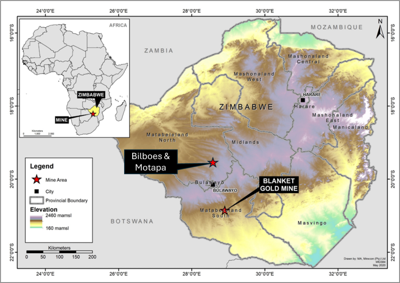 Caledonia Mining Corporation Plc: Blanket Exploration Results