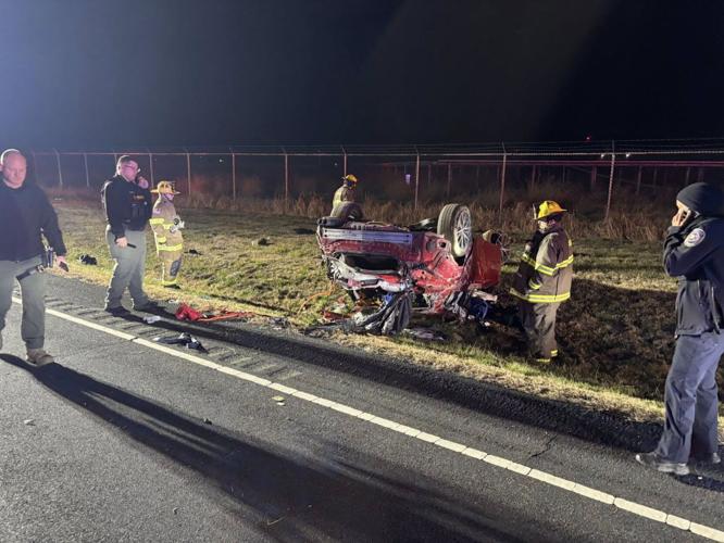 Accomack County rollover crash