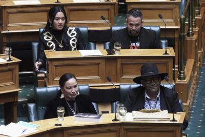 New Zealand Haka Protest