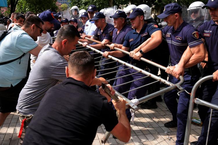 APTOPIX Albania Protest