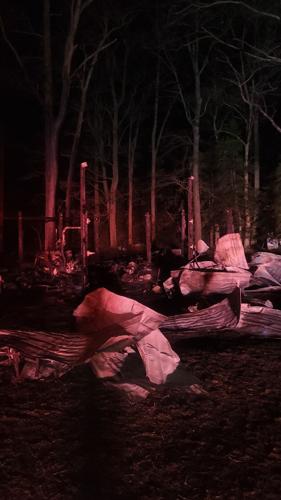 Fire destroys barn in Federalsburg
