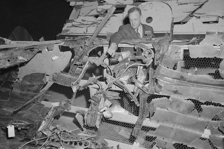 Dynamited Airliner 1955