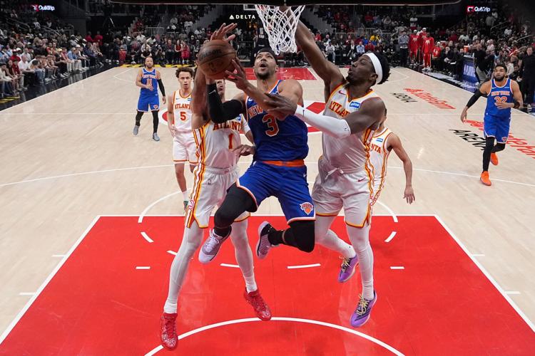 Knicks Hawks Basketball