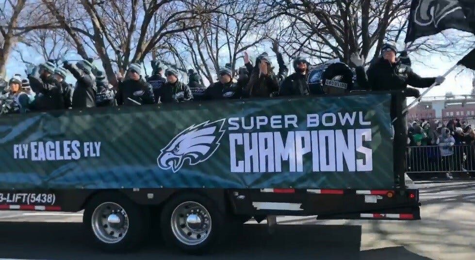 Eagles' Super Bowl parade: Philly fans revel in long-awaited celebration