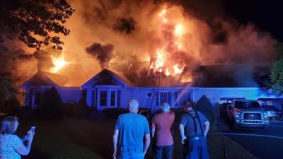 Late Night Shed Fire in Seaford