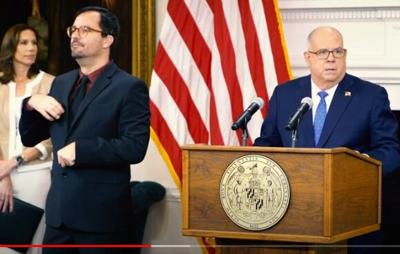 Larry Hogan presser