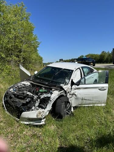 Car crashes into DelDOT Tractor along Route One