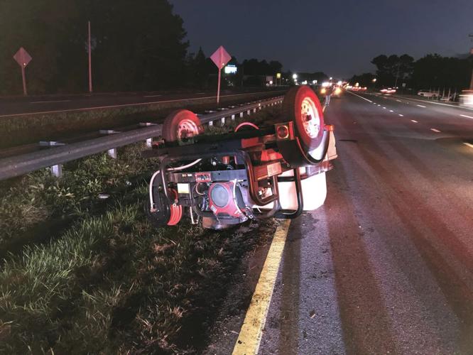 OVERTURNED TRAILER CRASH INVESTIGATION 1