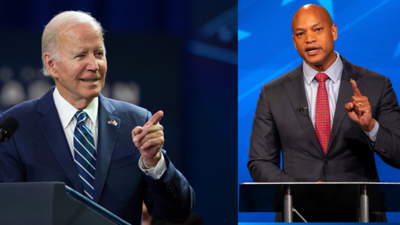 President Joe Biden and Wes Moore