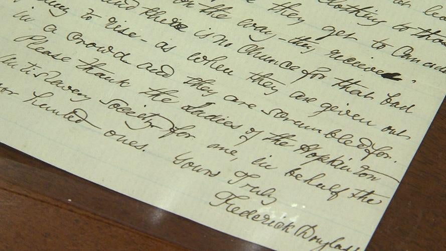 Local Library Receives Letter By Frederick Douglass