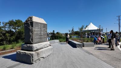 The DeVries monument as shown reveals a new look.