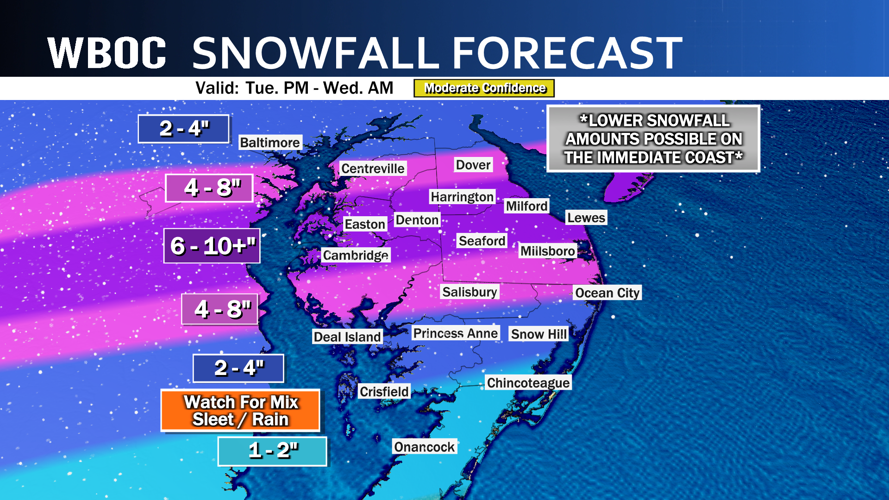 Snow Potential Delmarva