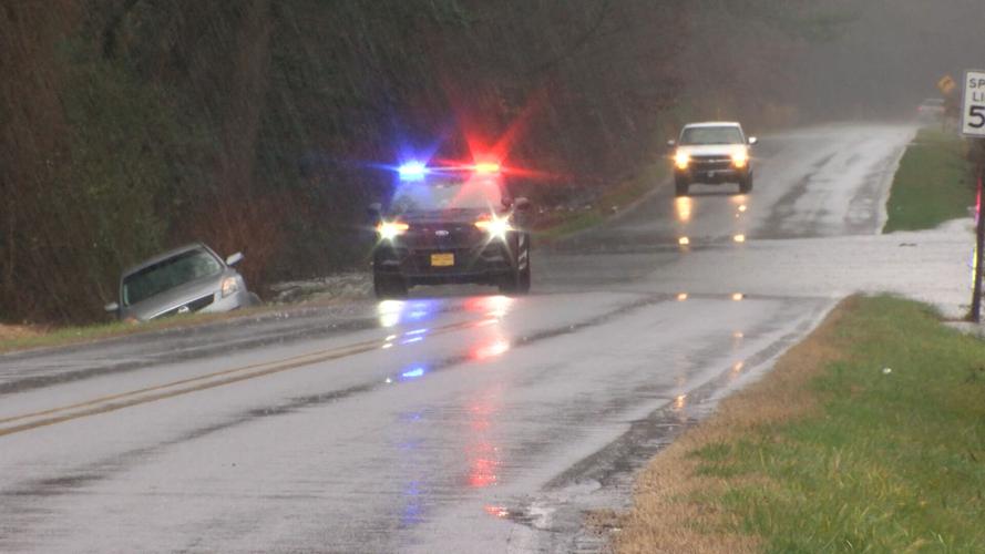 Flooded Road in Wicomico County
