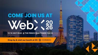 CoinsDo to exhibit at WebX 2026, bringing non-custodial wallet infrastructure to Asia's largest Web3 conference