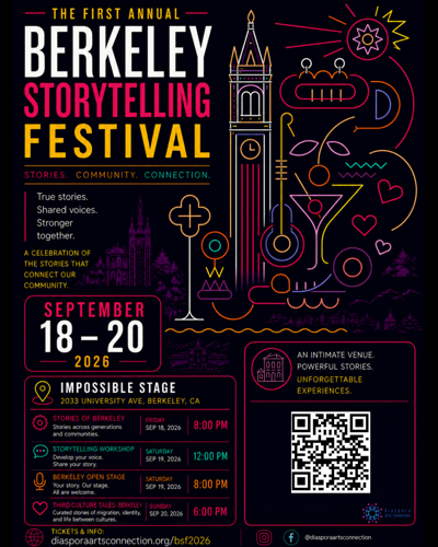 Diaspora Arts Connection Launches the Inaugural Berkeley Storytelling Festival