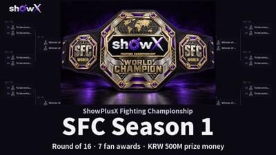ShowPlusX launches SFC, an international fighting championship where fans hand out the awards