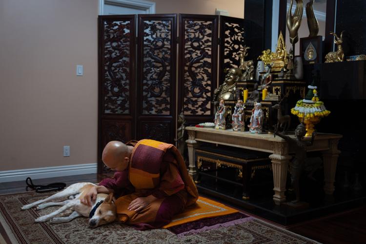 Walk for Peace Buddhist Monk