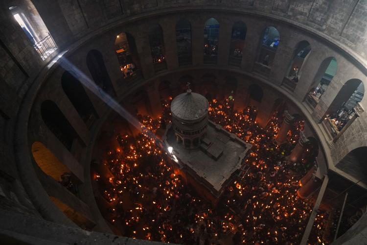 Night at Holy Sepulcher