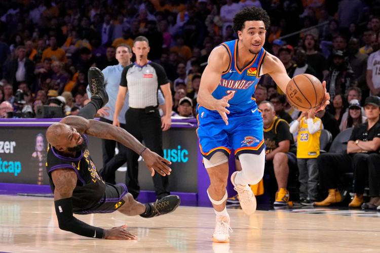 APTOPIX Thunder Lakers Basketball