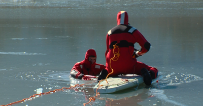 OCFD Ice Rescue Training 1