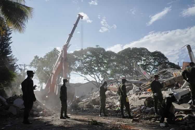 APTOPIX Colombia Earthquake