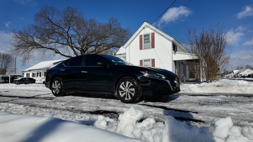 Icy Road in Greenwood