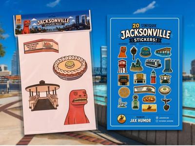 Jax Humor: Best-Selling Jacksonville Stickers $9.04 on 904 Day