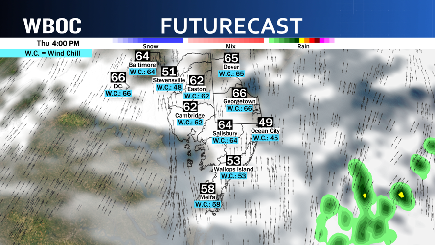 Futurecast Look at Thursday Afternoon Forecast