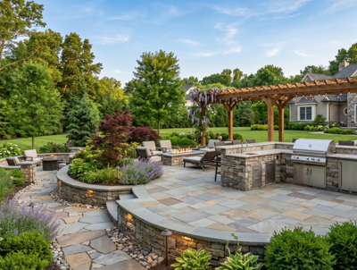 Outdoor Living Trends Put Artistic Landscape Features In Summer Focus