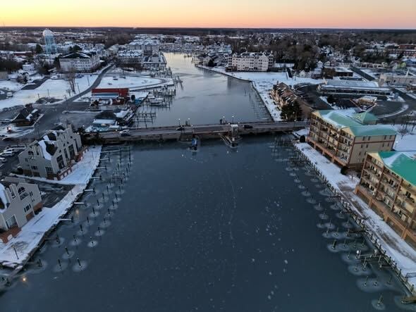 Safety precaution with waterfront areas