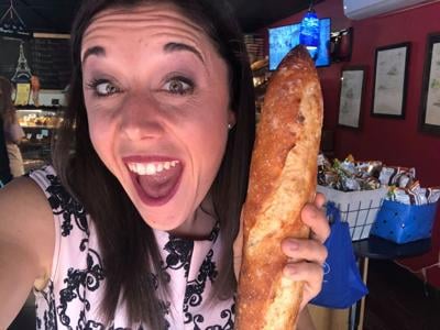 Katie at La Baguette